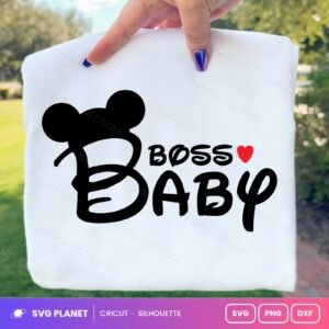 Mickey Boss Baby Free SVG PNG DXF