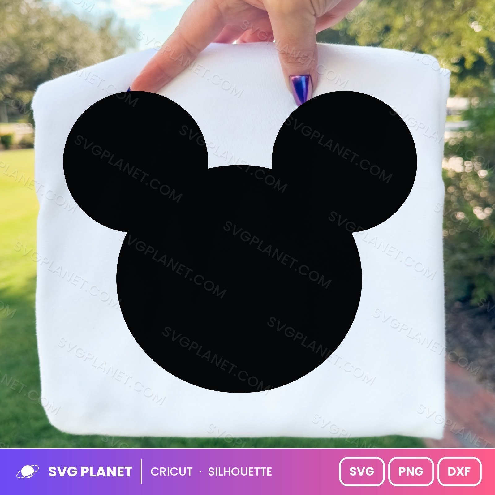 Mickey Free SVG PNG DXF