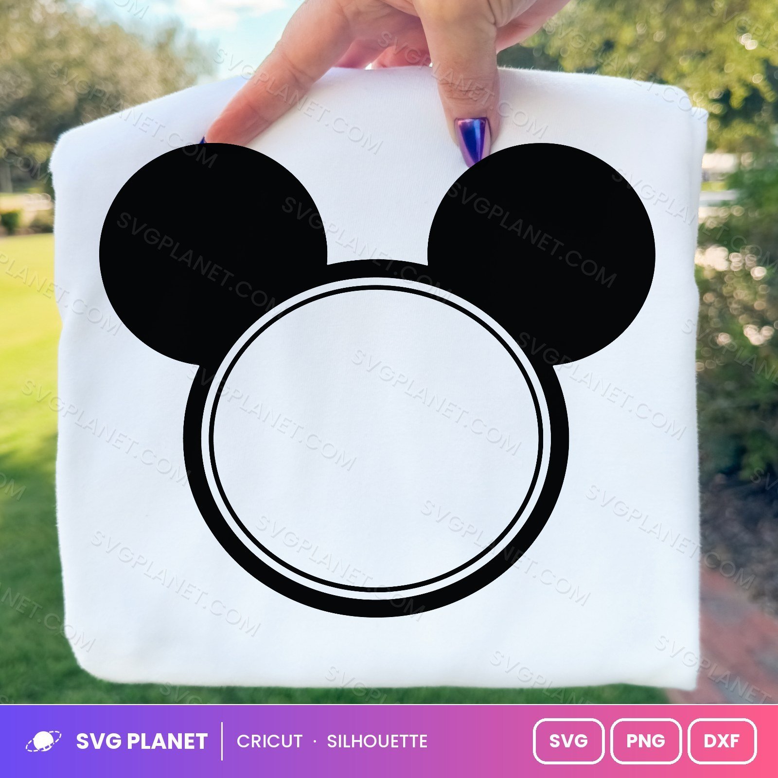 Mickey Free SVG PNG DXF