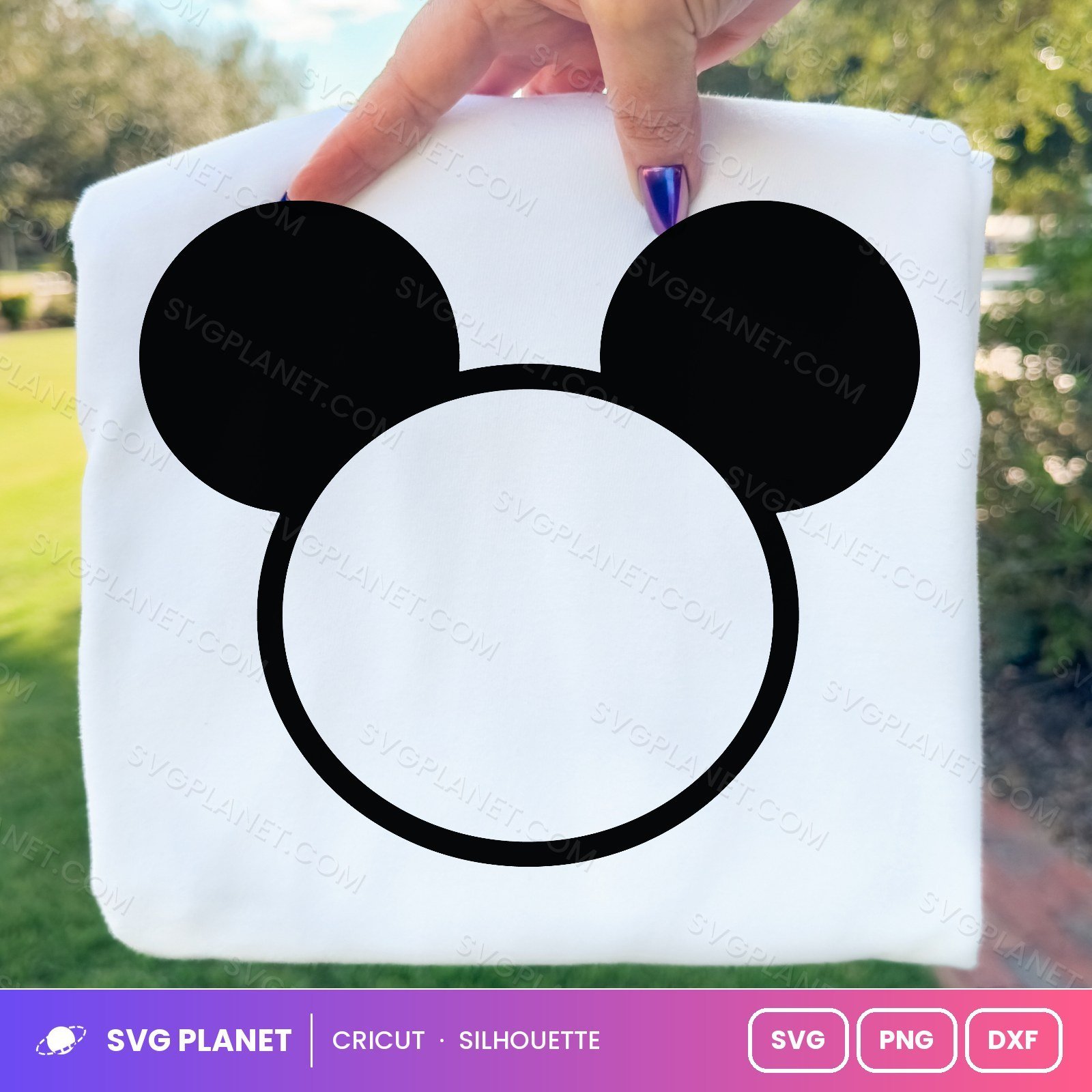 Mickey Free SVG PNG DXF