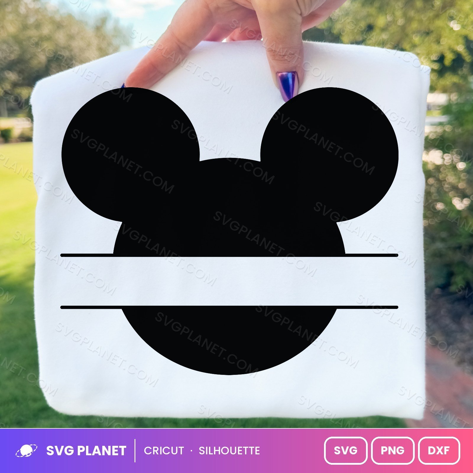 Mickey Free SVG PNG DXF
