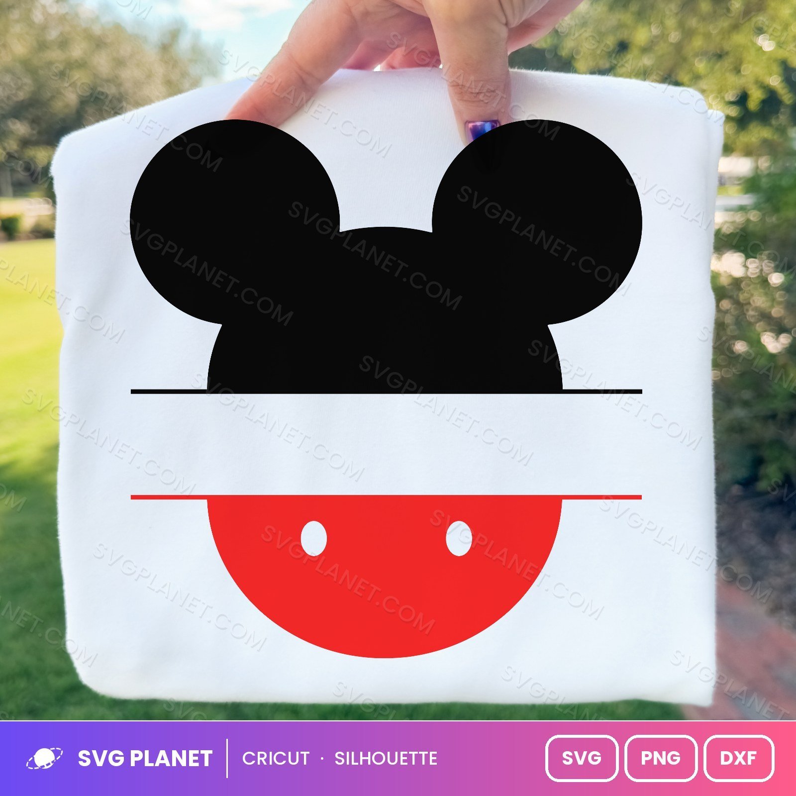 Mickey Free SVG PNG DXF