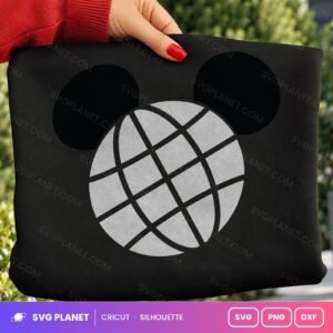 Mickey Globe Free SVG PNG DXF