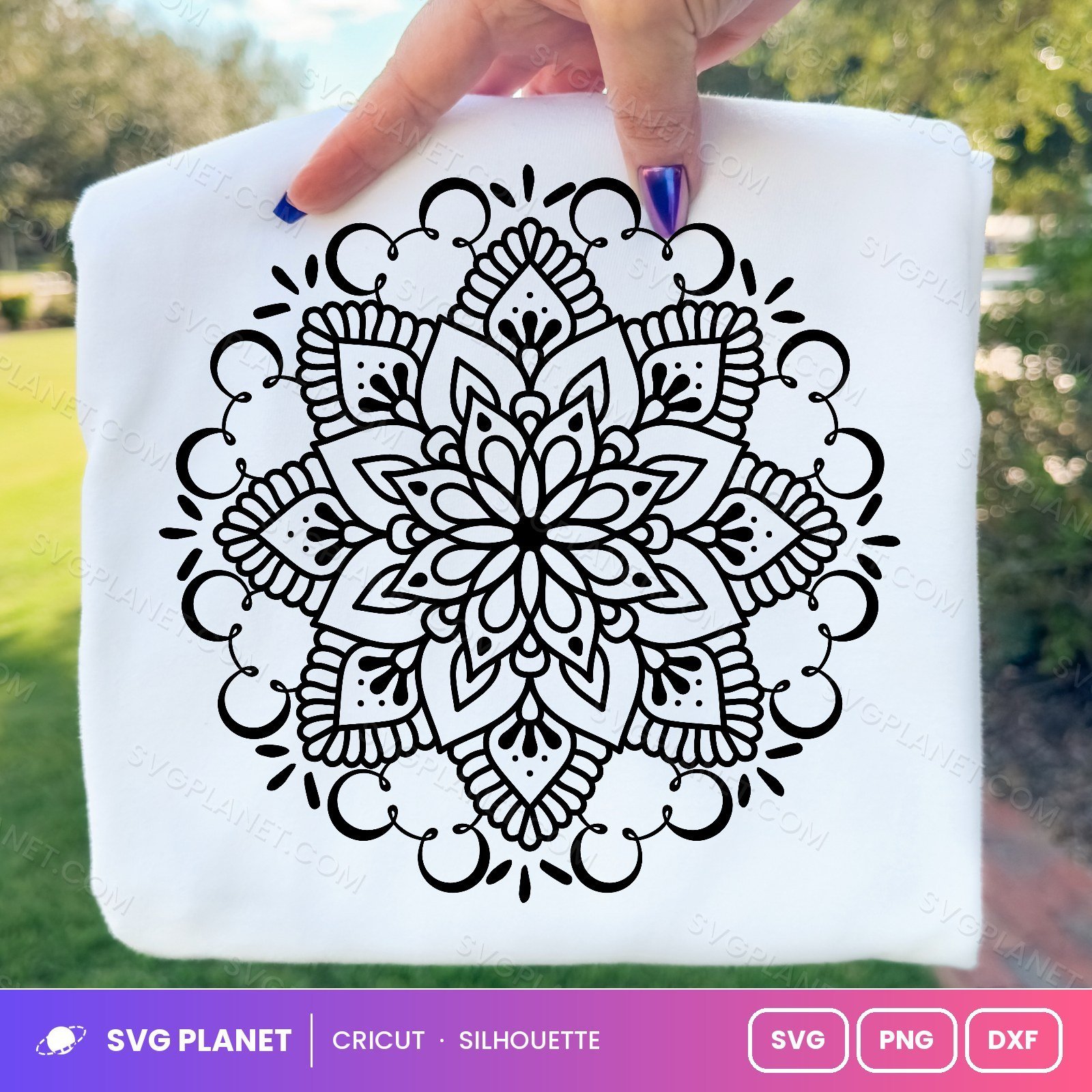 Mickey Mandala Splash Free SVG PNG DXF