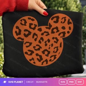 Mickey Mouse Cheetah Free SVG PNG DXF