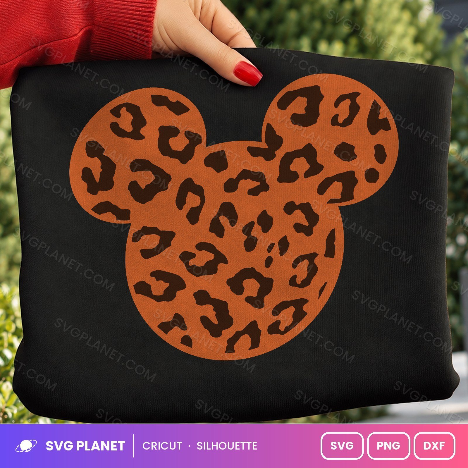 Mickey Mouse Cheetah Free SVG PNG DXF
