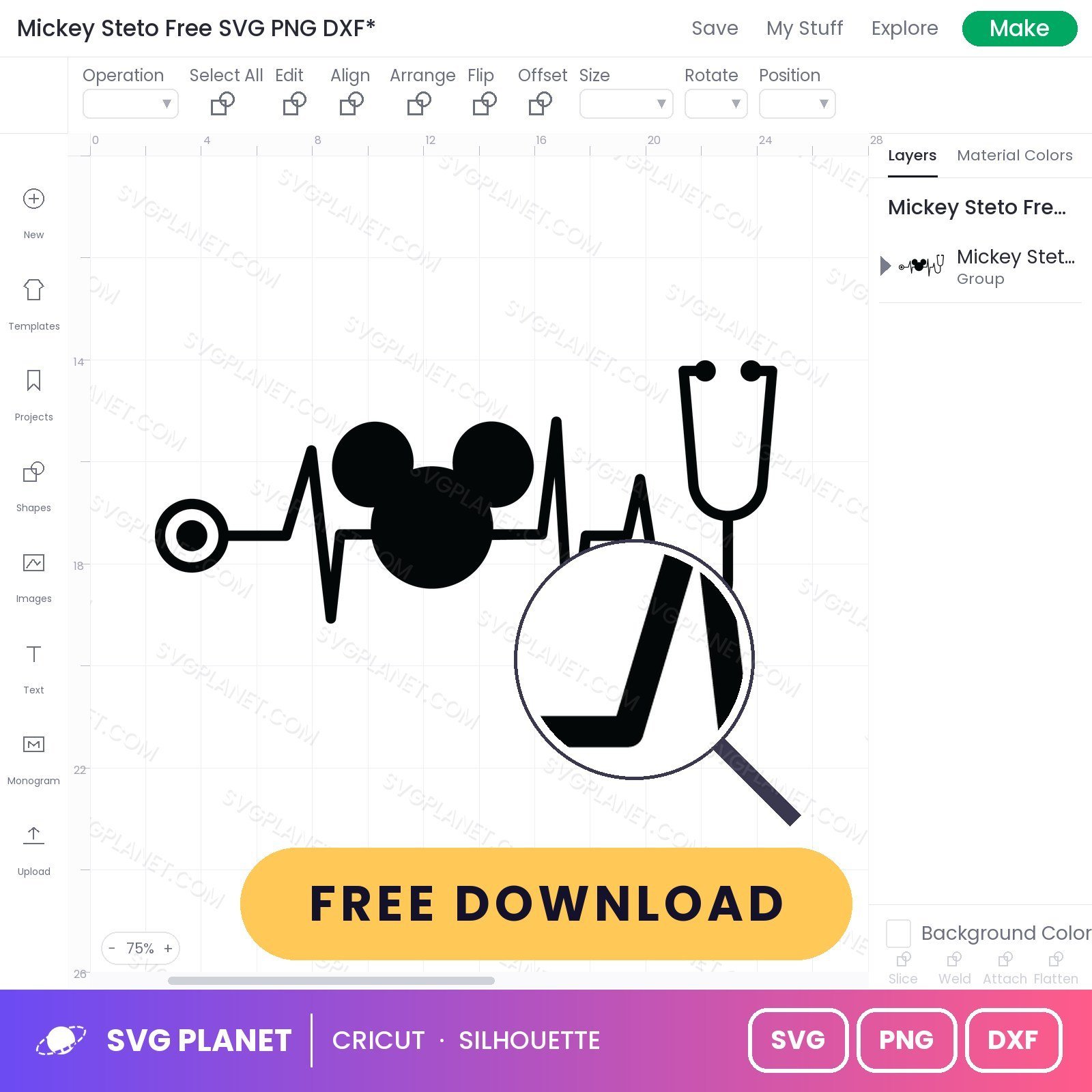 Mickey Steto Free SVG PNG DXF - Image 3