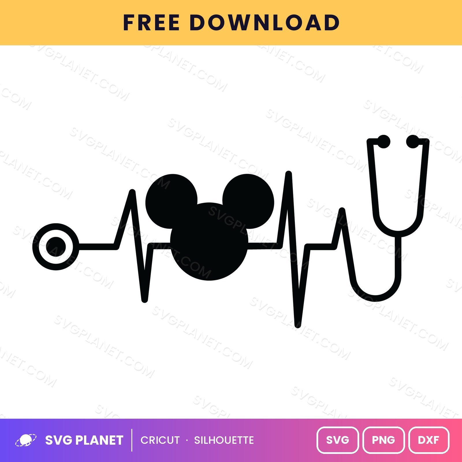 Mickey Steto Free SVG PNG DXF - Image 2