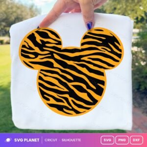 Mickey Tiger Free SVG PNG DXF