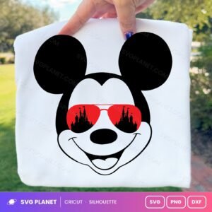 Mickey With Sunglasses Free SVG PNG DXF