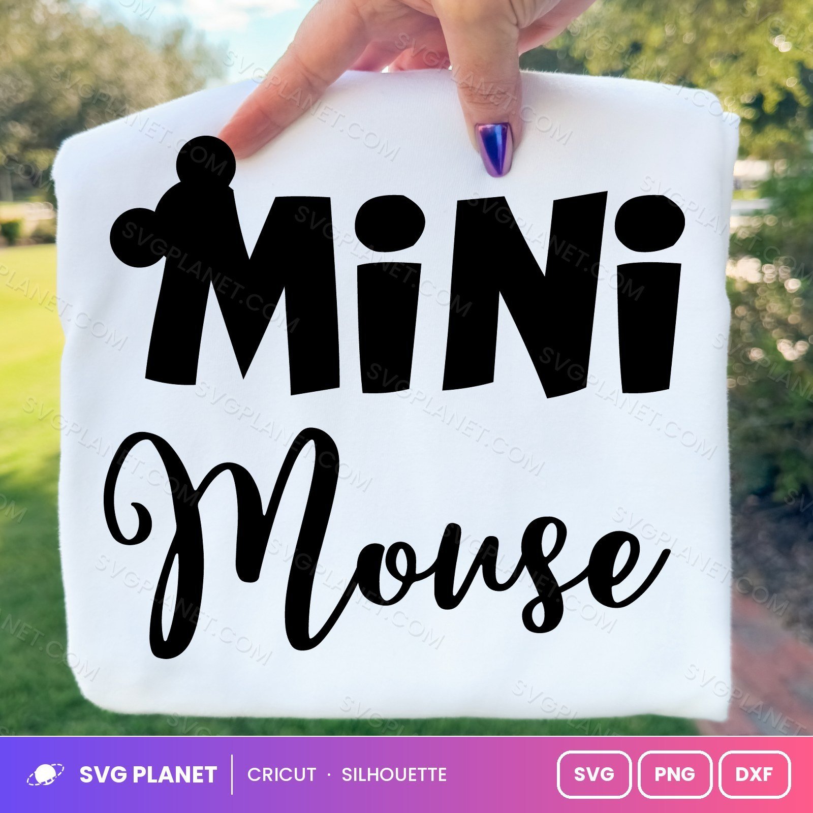 Mini Mouse Mickey Ear Free SVG PNG DXF