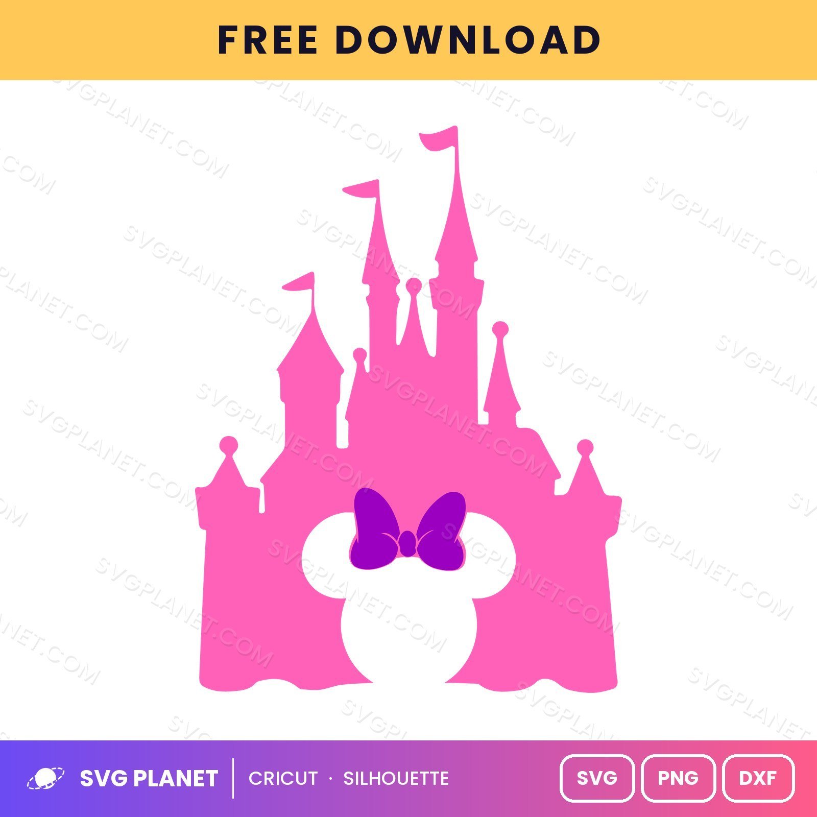 Minnie 2 Free SVG PNG DXF - Image 2