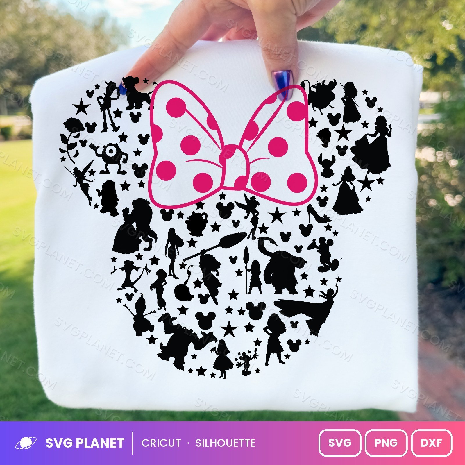 Minnie 3 Free SVG PNG DXF