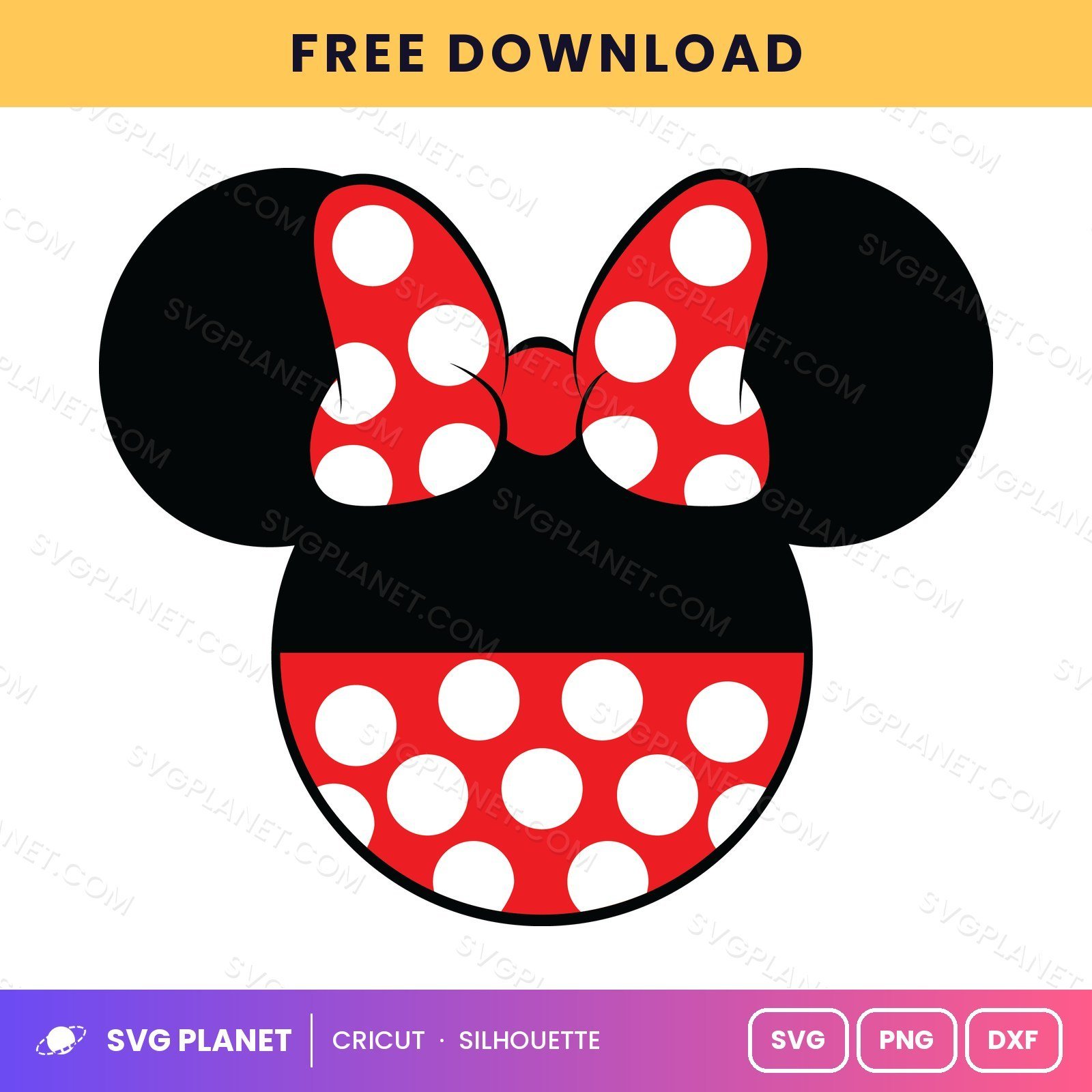 Minnie 4 Free SVG PNG DXF - Image 2