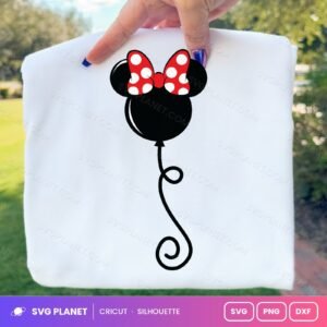 Minnie Balloon 2 Free SVG PNG DXF