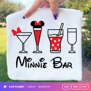 Minnie Bar Free SVG PNG DXF