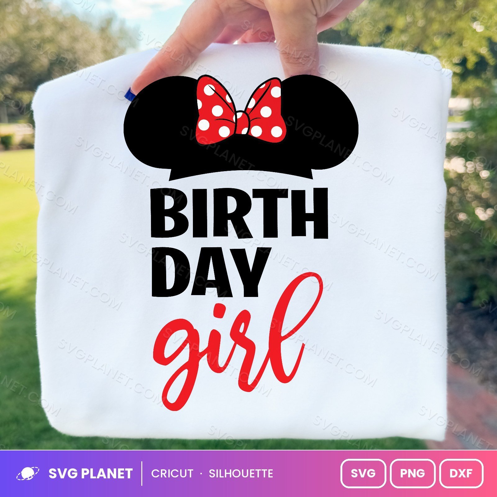 Minnie Birthday Girl 2 Free SVG PNG DXF