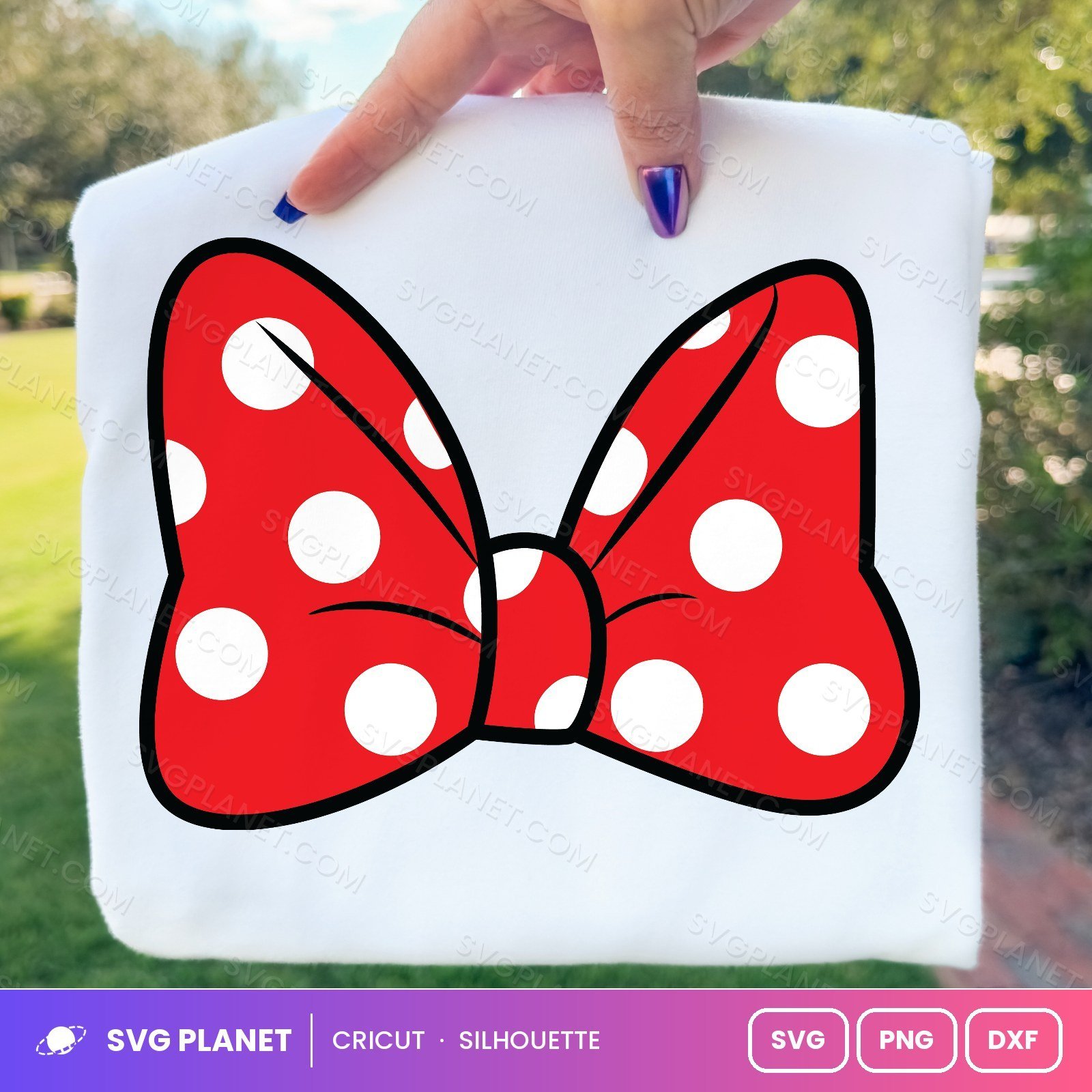 Minnie Bow Free SVG PNG DXF