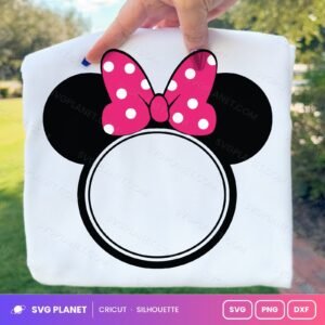 Minnie Free SVG PNG DXF