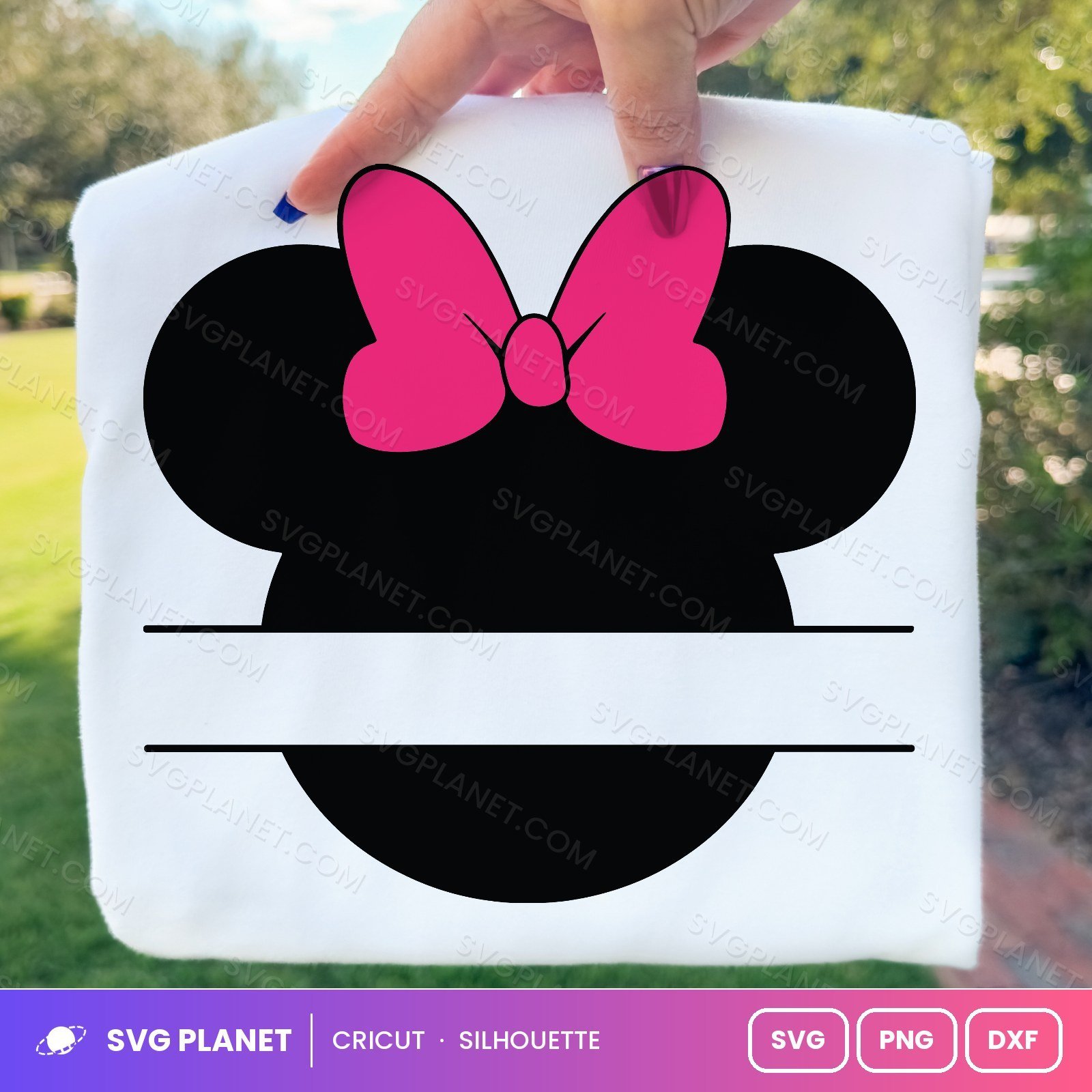 Minnie Free SVG PNG DXF