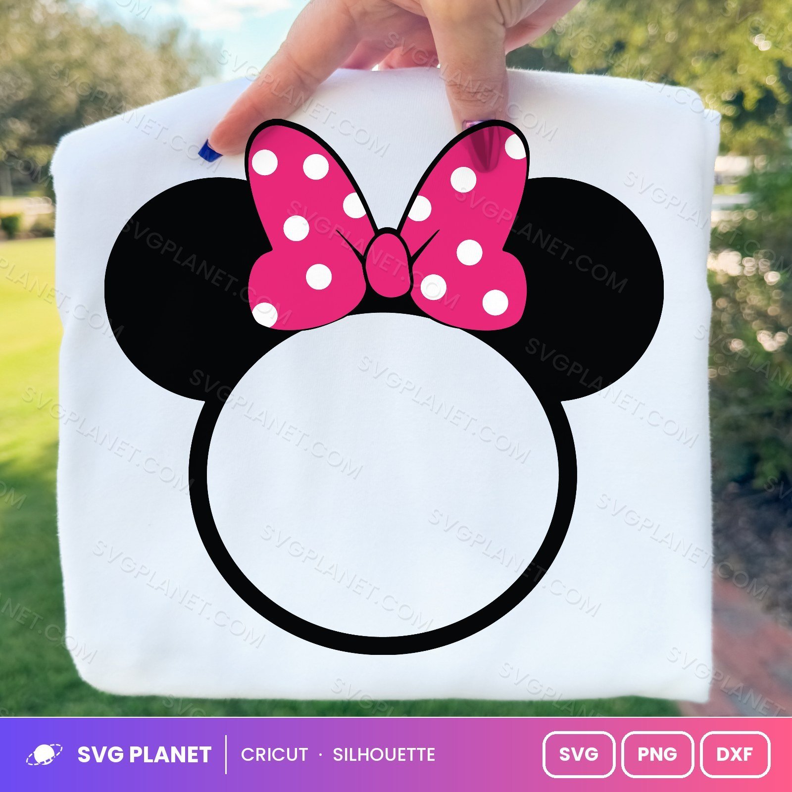 Minnie Free SVG PNG DXF