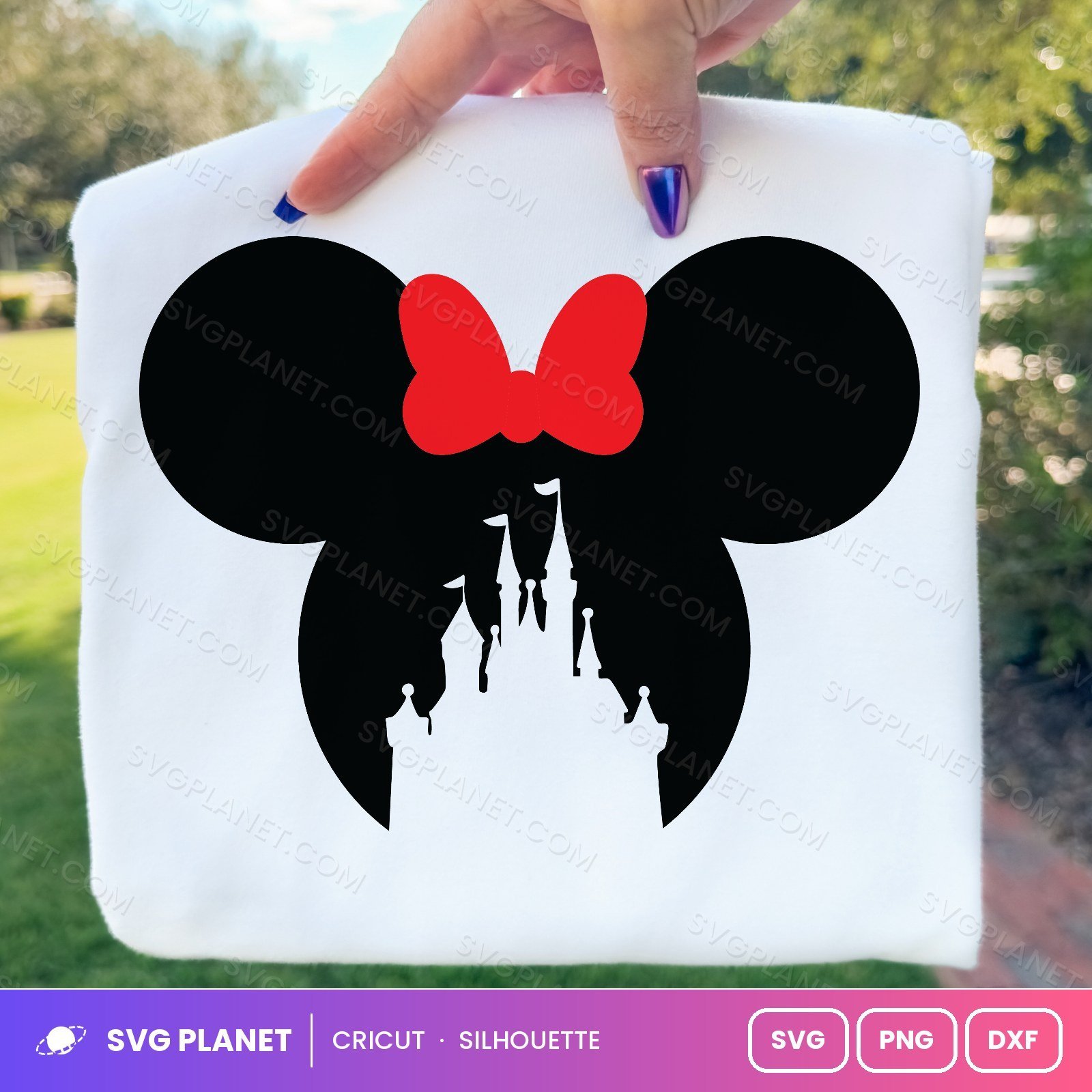 Minnie Free SVG PNG DXF