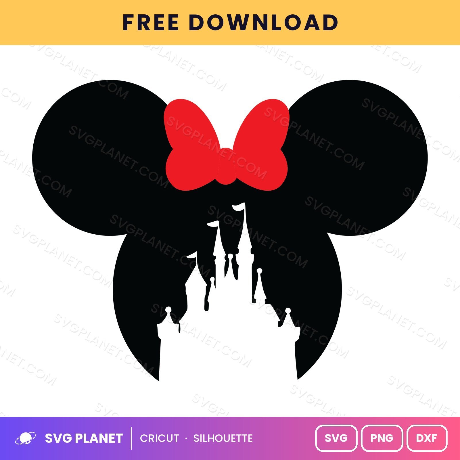 Minnie Free SVG PNG DXF - Image 2