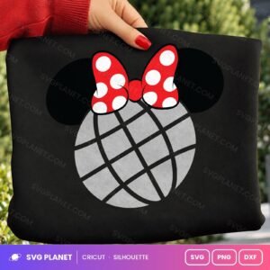 Minnie Globe Free SVG PNG DXF