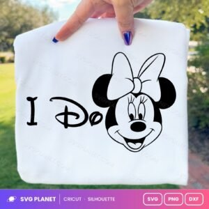 Minnie I Do Free SVG PNG DXF