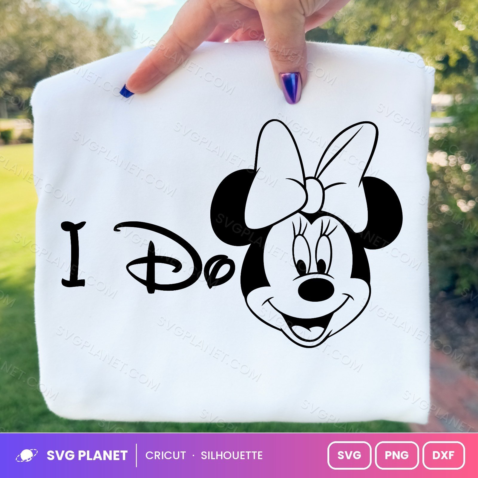 Minnie I Do Free SVG PNG DXF