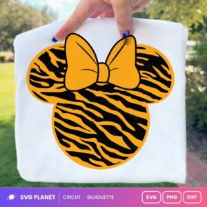 Minnie Mouse Tiger Free SVG PNG DXF