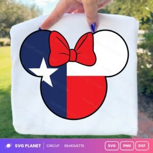 Minnie Texas Free SVG PNG DXF