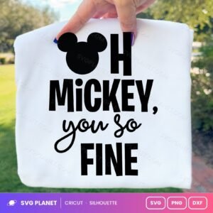 Oh Mickey You So Fine 2 Free SVG PNG DXF