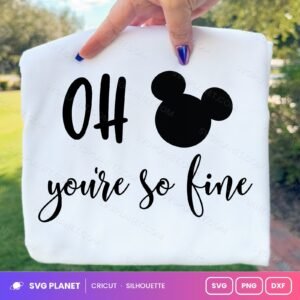 Oh Mickey Youre So Fine Free SVG PNG DXF