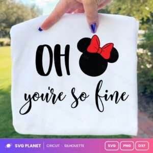 Oh Minnie Youre So Fine Free SVG PNG DXF