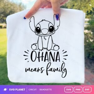 Ohana Means Family 3 Free SVG PNG DXF