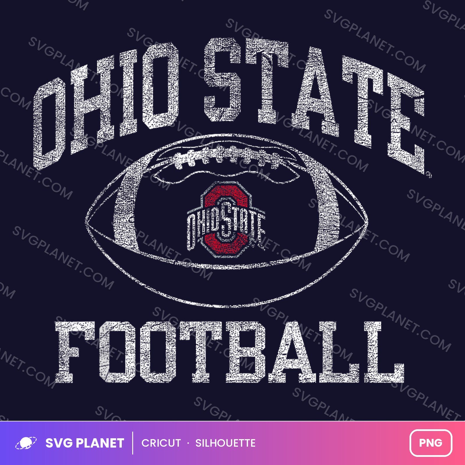 Ohio State Football, Ohio State Football Artwork, Football Sublimation NFL PNG