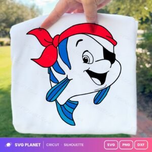 Pirate Flounder Free SVG PNG DXF