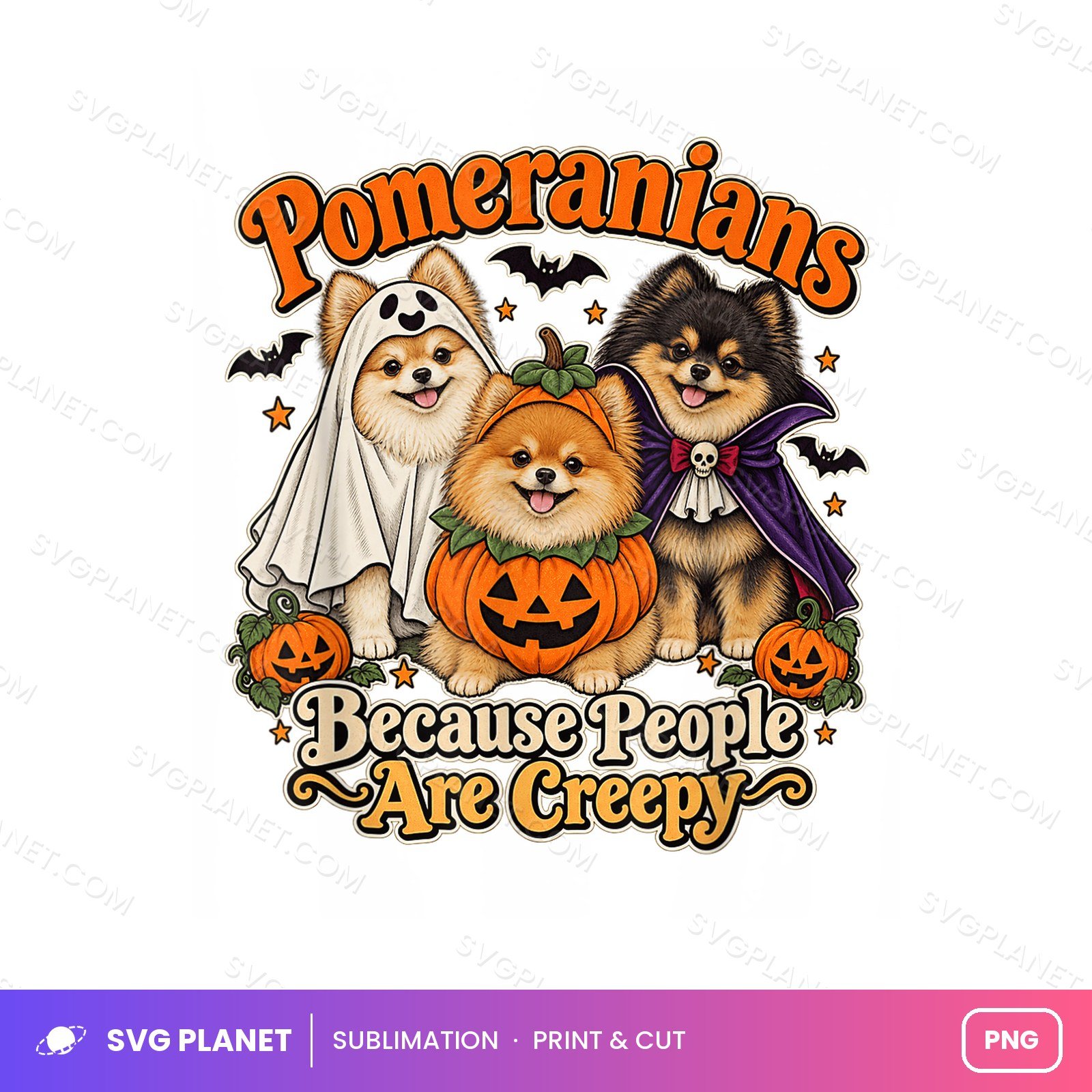 Pomeranians Because People Are Creepy PNG - Image 2