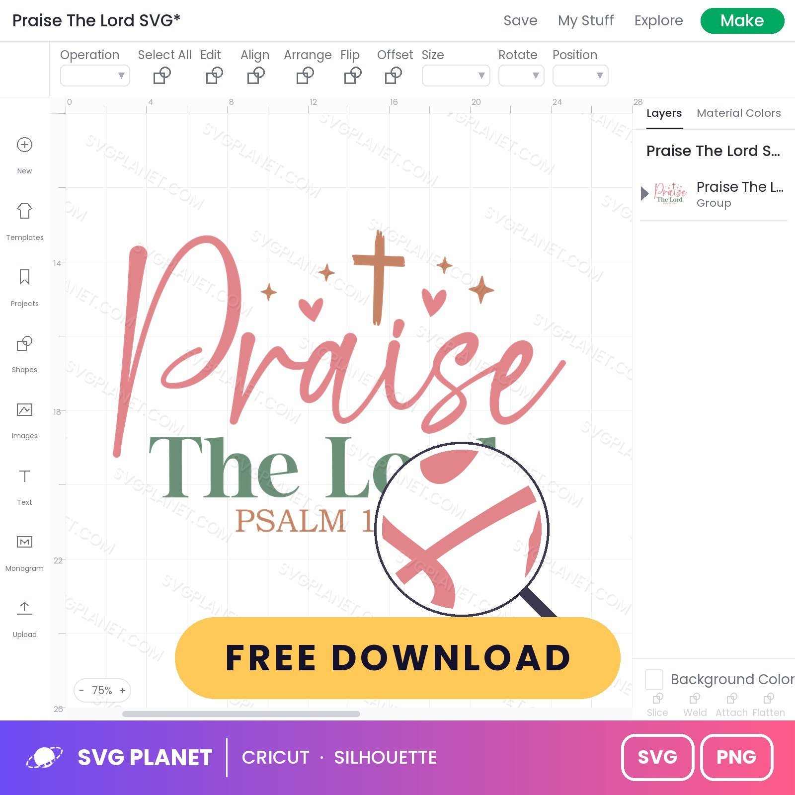 Praise The Lord SVG - Image 2