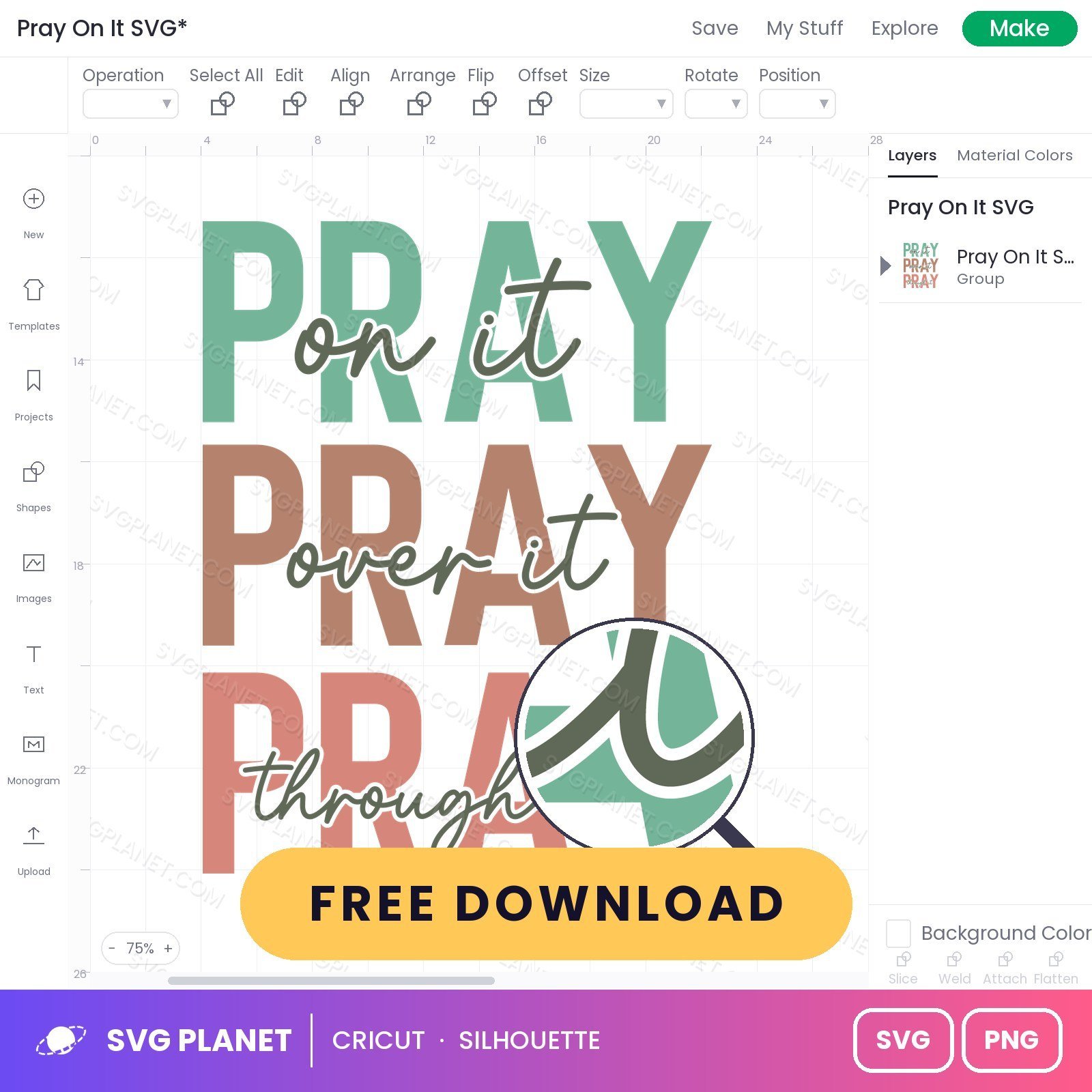 Pray On It SVG - Image 2
