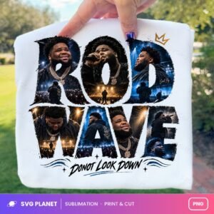 Rod Wave Dont Look Down Tour Photo Letters PNG