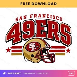 San Francisco 49ers Football Logo Sublimation Free PNG