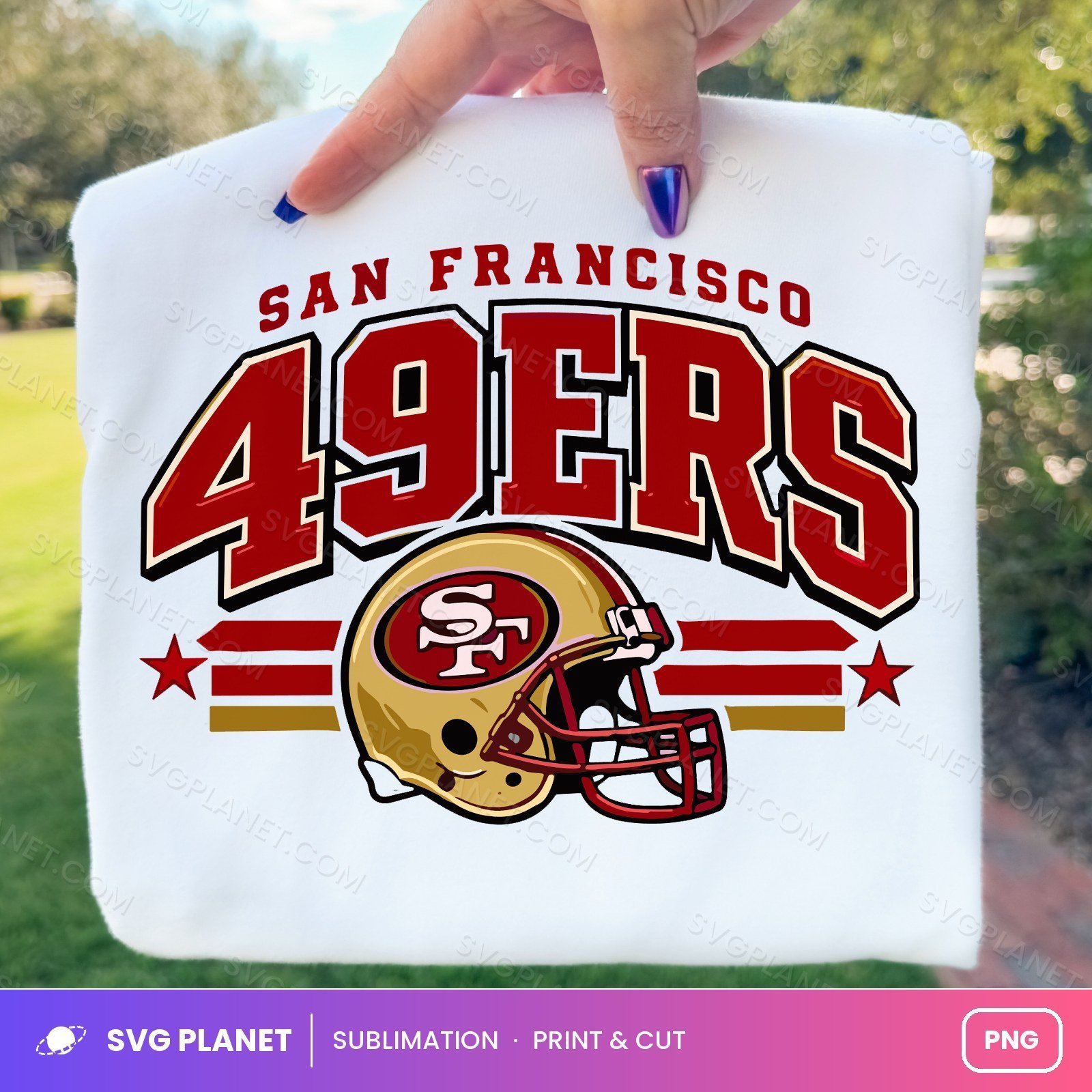 San Francisco 49ers Football Logo Sublimation Free PNG - Image 2