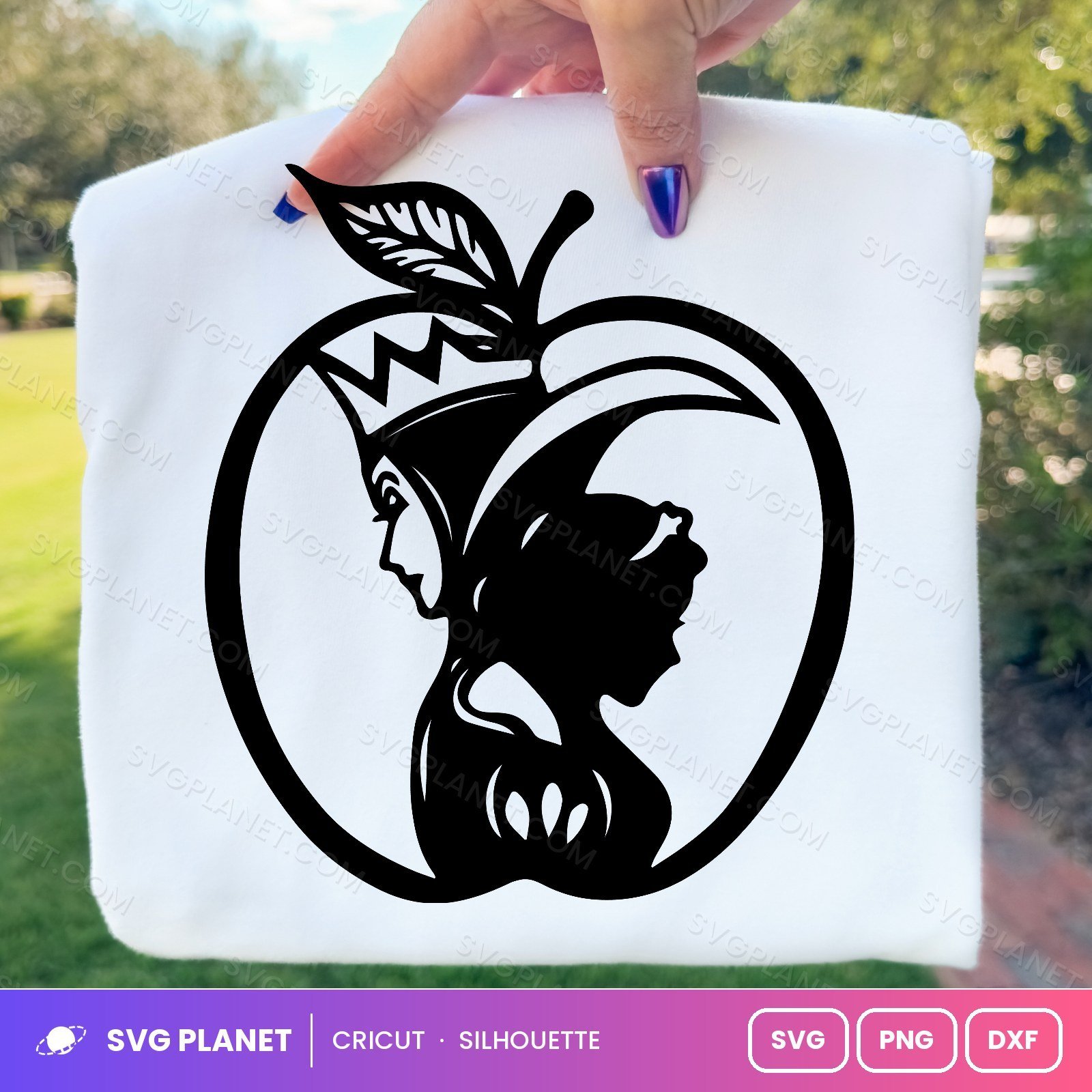 Snow White And The Evil Queen Free SVG PNG DXF