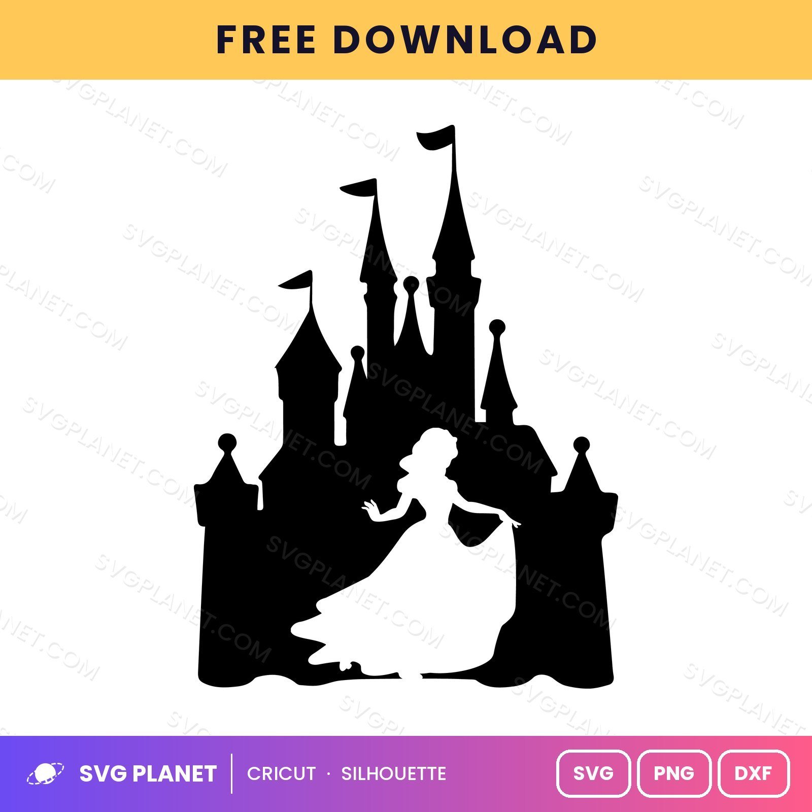 Snow White Free SVG PNG DXF - Image 2