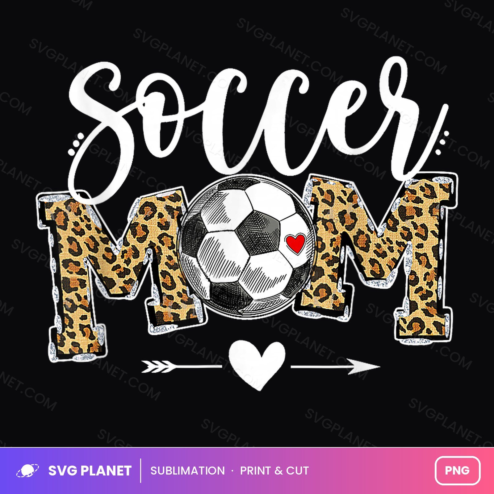 Soccer Mom Leopard PNG