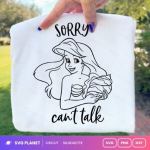 Sorry Cant Talk Free SVG PNG DXF