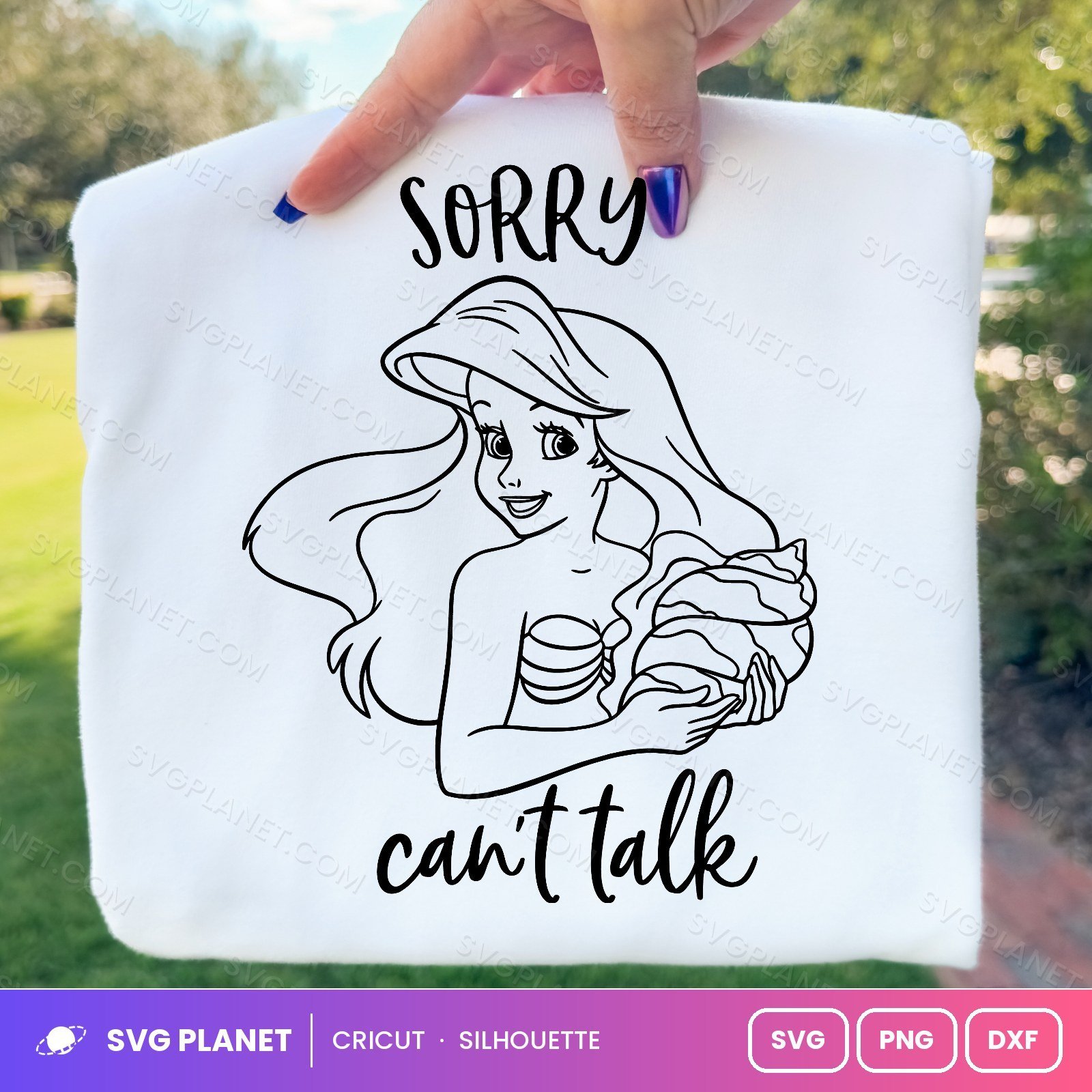 Sorry Cant Talk Free SVG PNG DXF