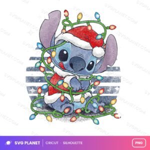 Stitch Christmas, Stitch Christmas Artwork, Stitch Sublimation Christmas PNG